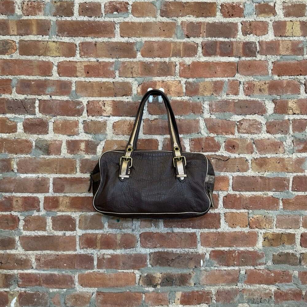 Kate Landry Leather Shoulder Loaf Bag